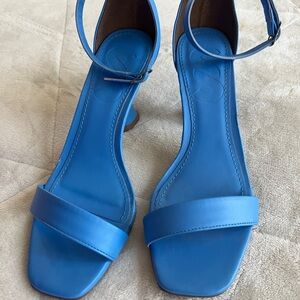 ME Makeover Essentials Blue Heels with Sleek Design
